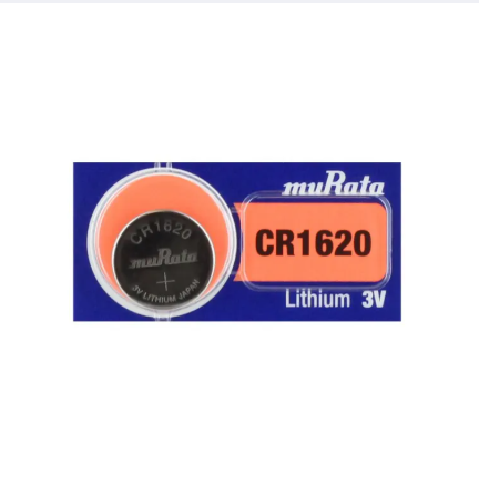 Murata CR1620, CR1620 battery, lithium coin cell, 3V battery, Murata button battery, Japanese battery, Murata lithium battery, CR1620 lithium cell
