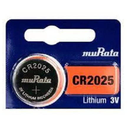 Murata CR2025, CR2025 battery, lithium coin cell, 3V battery, Murata button battery, Japanese battery, Murata lithium battery, CR2025 lithium cell