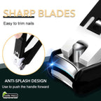 Nail Clippers with Magnifying Glass | Precision Grooming Tool for Fingernails & Toenails