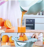 Multi-Purpose Vegetable Grater, Cutter And Rice Drain Bowl - 7 in 1 - AABA MALL