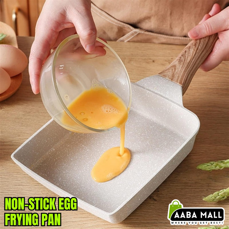 egg frying pan, non stick omelette pan, square frying pan, round frying pan, breakfast cookware, silicone spatula, kitchen cooking tools, non stick cookware, omelette maker
