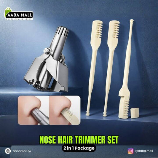 nose hair trimmer, manual nose trimmer, stainless steel nose scissors, grooming tool, nose hair cutter, travel grooming kit, men grooming accessories, personal care tool