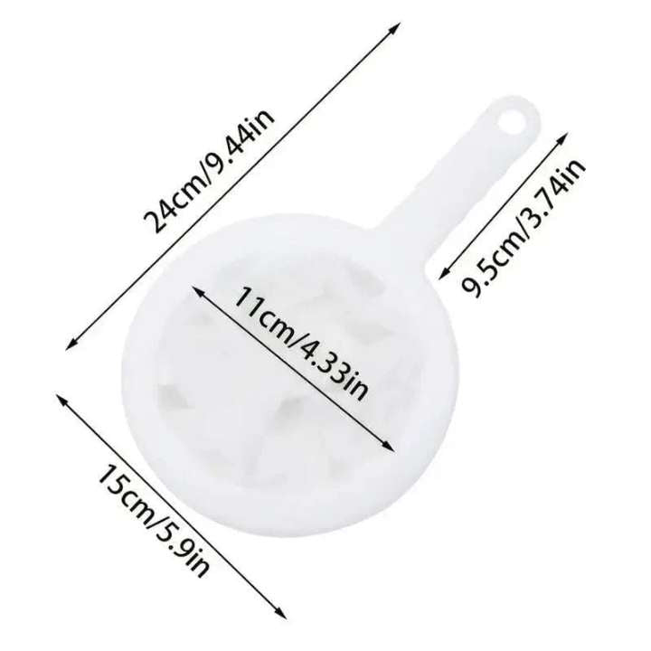 Nylon Mesh Kitchen Soybean Milk Filter Strainer with Handle – Reusable Ultra Fine Cheesecloth Yogurt Sieve