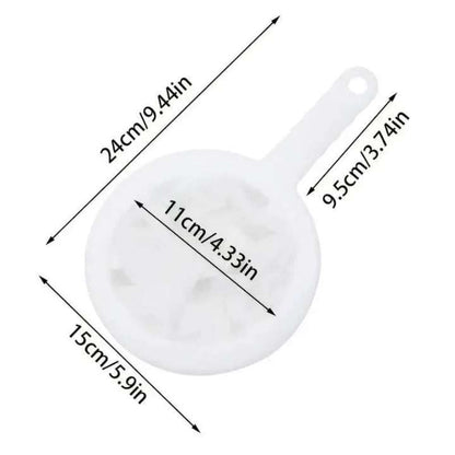 Nylon Mesh Kitchen Soybean Milk Filter Strainer with Handle – Reusable Ultra Fine Cheesecloth Yogurt Sieve