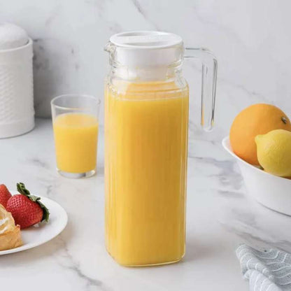 Oil Water Juice Jug (1250 ML) | Airtight Plastic Lid | Lightweight High‑Quality Plastic Jug for Kitchen & Dining