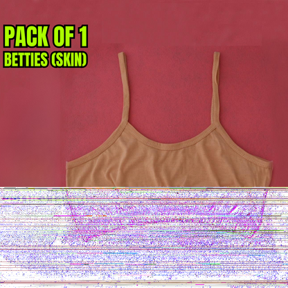 Skin Color Betties Half Body Camisole for Women/Girls | Comfortable Innerwear | Free Size Half Shameez Slip