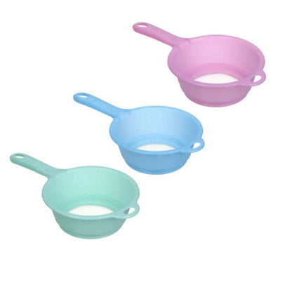 PP Polymer Funnel with Strainer – Multicolour Net Filter Funnel for Kitchen & Household Use
