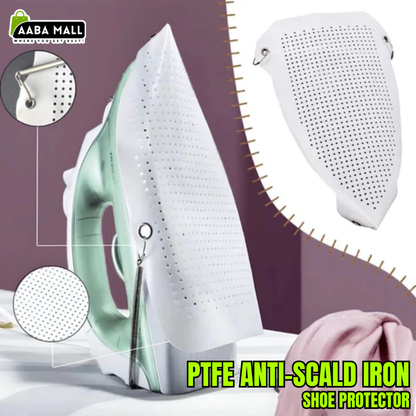 iron shoe protector, anti scald iron cover, PTFE ironing boot, ironing aid accessory, non stick iron plate cover, garment protection ironing tool, steam iron base cover