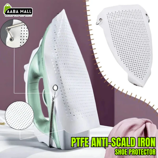 iron shoe protector, anti scald iron cover, PTFE ironing boot, ironing aid accessory, non stick iron plate cover, garment protection ironing tool, steam iron base cover