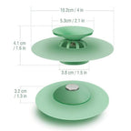 Bathroom Kitchen Sink Drainer Stopper-Silicone Push Sink Stopper - AABA MALL