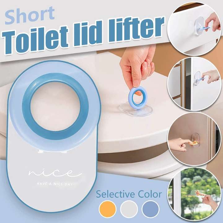 Pack of 2 Multi‑Function Toilet Seat Handle Lifter | Hygienic Pot Lid & Seat Lifting Device | Avoid Touching Toilet Lid