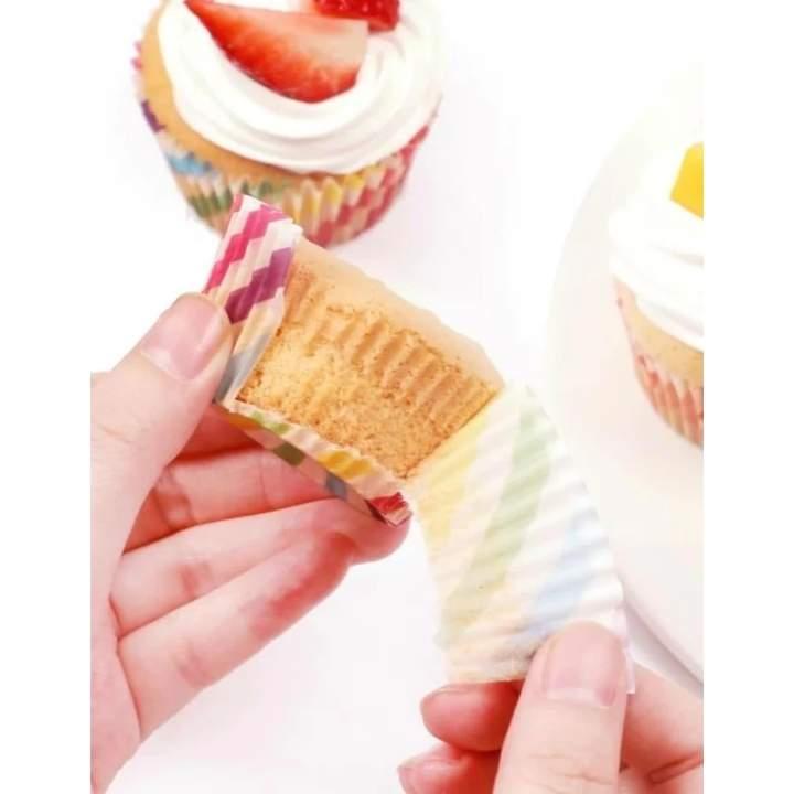 100/1000 Pcs Rainbow Assorted Paper Cupcake Liners ? Food-Grade Baking Cups for Parties & Celebrations