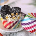 100/1000 Pcs Rainbow Assorted Paper Cupcake Liners ? Food-Grade Baking Cups for Parties & Celebrations