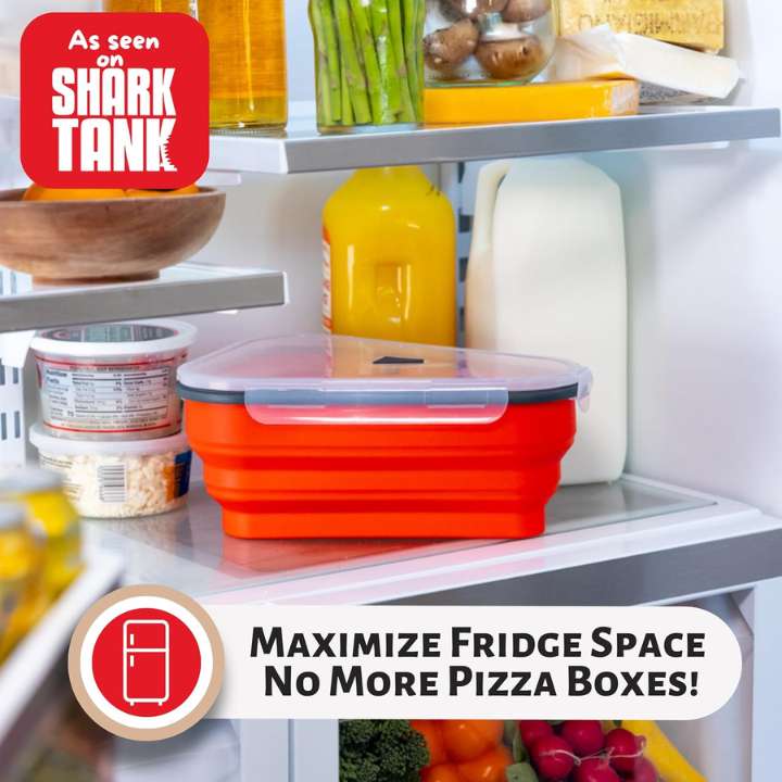 Pizza Storage Container With 5 Serving Trays | Airtight BPA‑Free Food Storage