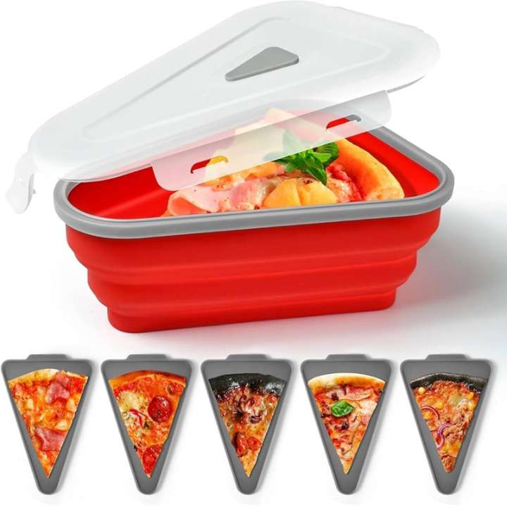 Pizza Storage Container With 5 Serving Trays | Airtight BPA‑Free Food Storage