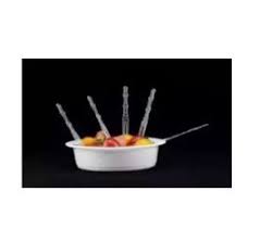 Pack of 24 - Plastic Fruit Forks, Forks Bistro Cocktail Forks Tasting Appetizer Forks