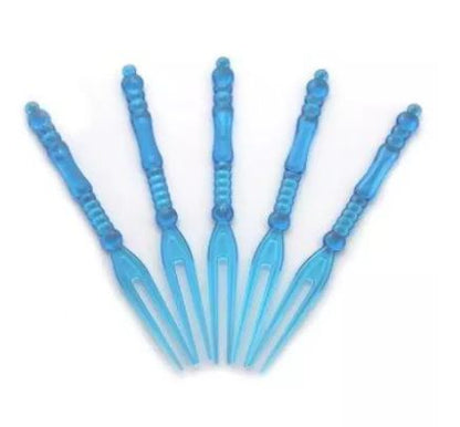 Pack of 24 - Plastic Fruit Forks, Forks Bistro Cocktail Forks Tasting Appetizer Forks