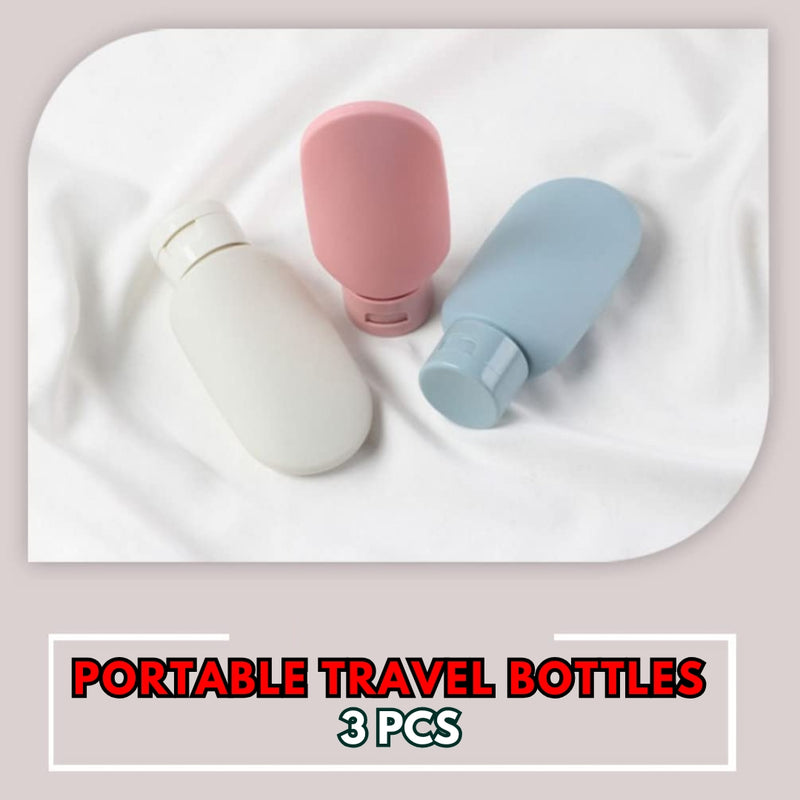 3pcs Travel Bottles Liquid Storage Bottles - AABA MALL