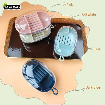 Portable Transparent Travel Jewelry Organizer Box | Mini Jewelry Storage Case for Rings, Earrings, Necklaces & Accessories