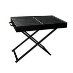 Portable BBQ Grill Stand Charcoal Stainless Steel Stand (31.5" x 16" x 28") - AABA MALL