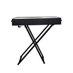 Portable BBQ Grill Stand Charcoal Stainless Steel Stand (31.5" x 16" x 28") - AABA MALL