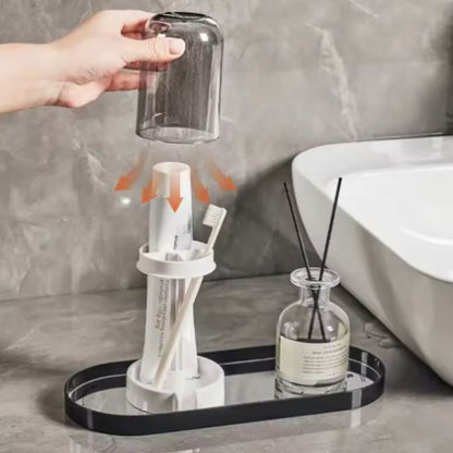 dustproof toothbrush organizer