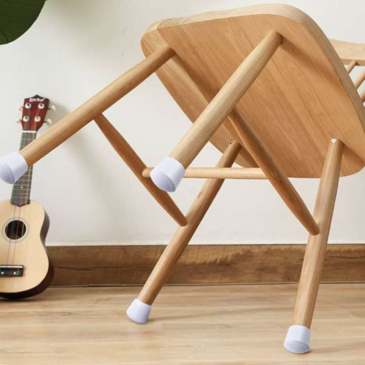 Premium Silicone Chair Leg Caps Anti-Slip Furniture Feet Covers | Table & Chair Leg Protectors | Rubber Floor Protectors | Noise Reduction Pads | Scratch Resistant Furniture Sliders | Waterproof Chair Leg Covers (4 Pcs Set)