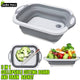 3 in 1 Multifunction Folding Cutting Board and Fruit Vegetables Washing Drain Basket
