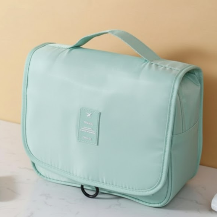 Hanging Travel Toiletry Bag – Portable Makeup Pouch & Cosmetic Organizer Case for Women and Girls