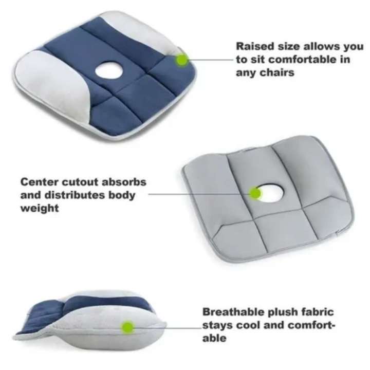 Pure Posture Seat Cushion | Car Seat Cushions | Chair Cushions for Pain Relief & Comfort