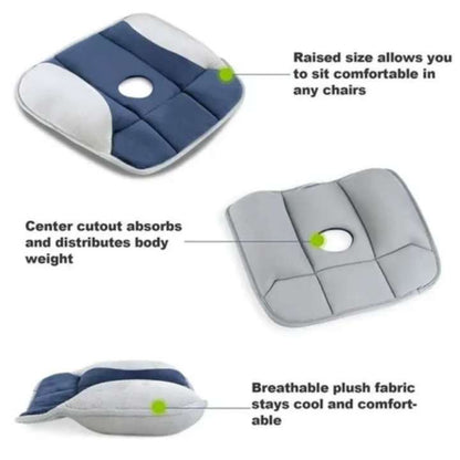 Pure Posture Seat Cushion | Car Seat Cushions | Chair Cushions for Pain Relief & Comfort