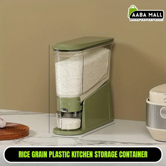 High-End Slippery Rice Container Storage Box | 5-Compartment Grain Dispenser for Home Use