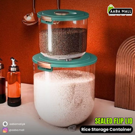 Food-Grade Sealed Rice Storage Bucket – Insect-Proof & Moisture-Resistant Kitchen Container