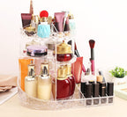 360 Rotating Makeup Organizer with Compartment - AABA MALL