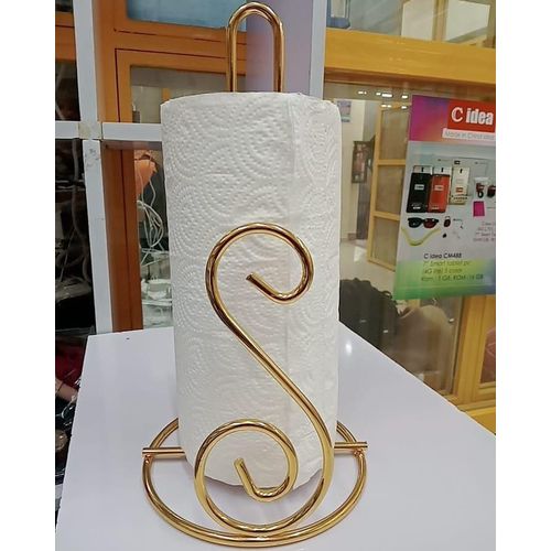 Stainless steel tissue roll stand for kitchen