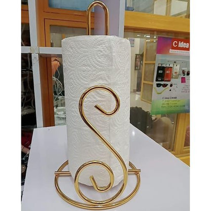 Stainless steel tissue roll stand for kitchen