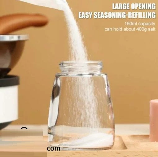 Glass Salt Seasoning Powder Pepper Shakers