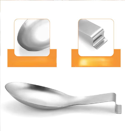 Stainless Steel Spoon Rest Stand Cooking Spoon Holder Spoons/Spatula/Ladle Rest Holder