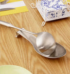Stainless Steel Spoon Rest Stand Cooking Spoon Holder Spoons/Spatula/Ladle Rest Holder - AABA MALL