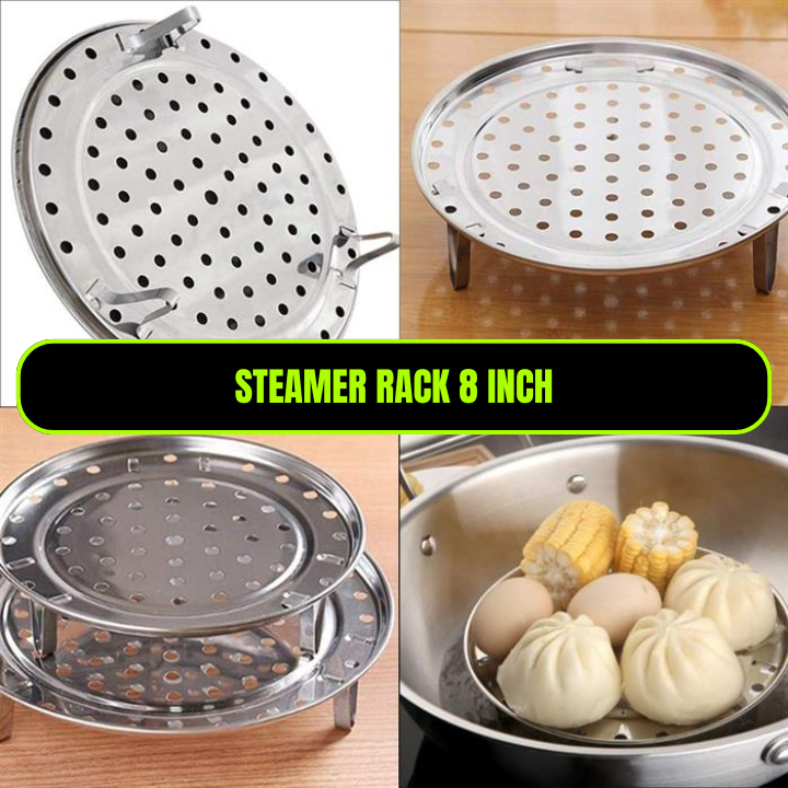Steamer Stand Steamer HotPot Stand Steamer Rack 8" inch / 9" inch Stainless Steel Hot Pot - AABA MALL