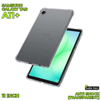 Samsung Galaxy Tab A11+ Clear TPU Airbag Protective Case – Transparent Anti Shock Cover