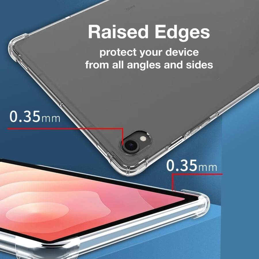Samsung Galaxy Tab S11 (11") Premium Thin Transparent Clear TPU Gel Case – Anti Scratch, Shock Absorption (SM‑X730, X736)