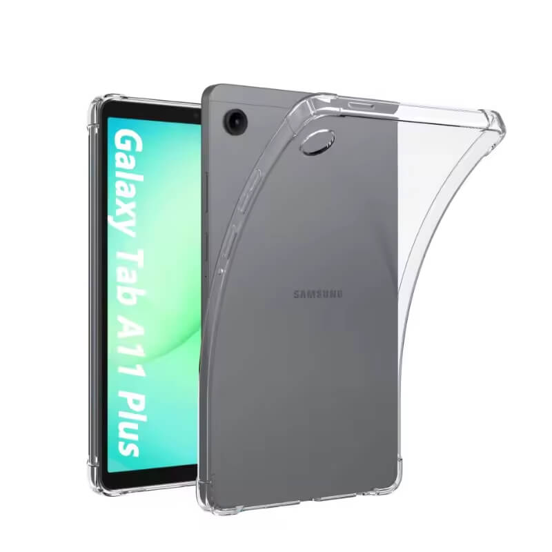 Samsung Galaxy Tab A11+ Clear TPU Airbag Protective Case – Transparent Anti Shock Cover