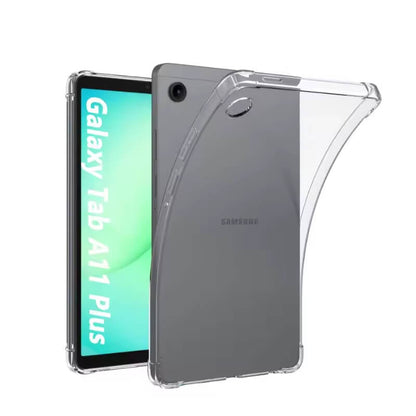 Samsung Galaxy Tab A11+ Clear TPU Airbag Protective Case – Transparent Anti Shock Cover