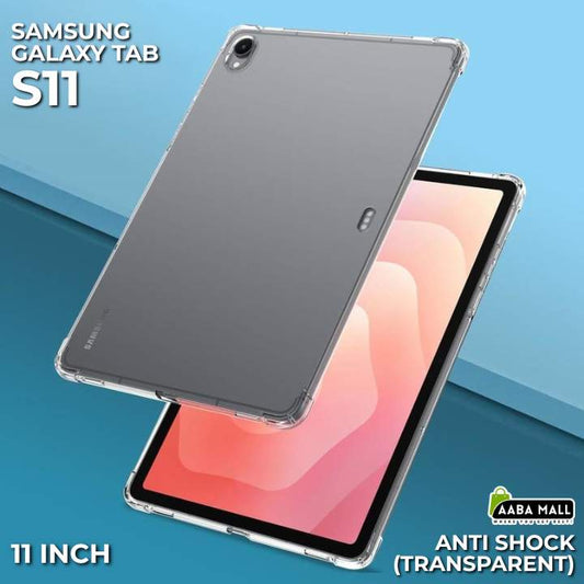 Samsung Galaxy Tab S11 (11") Premium Thin Transparent Clear TPU Gel Case – Anti Scratch, Shock Absorption (SM‑X730, X736)