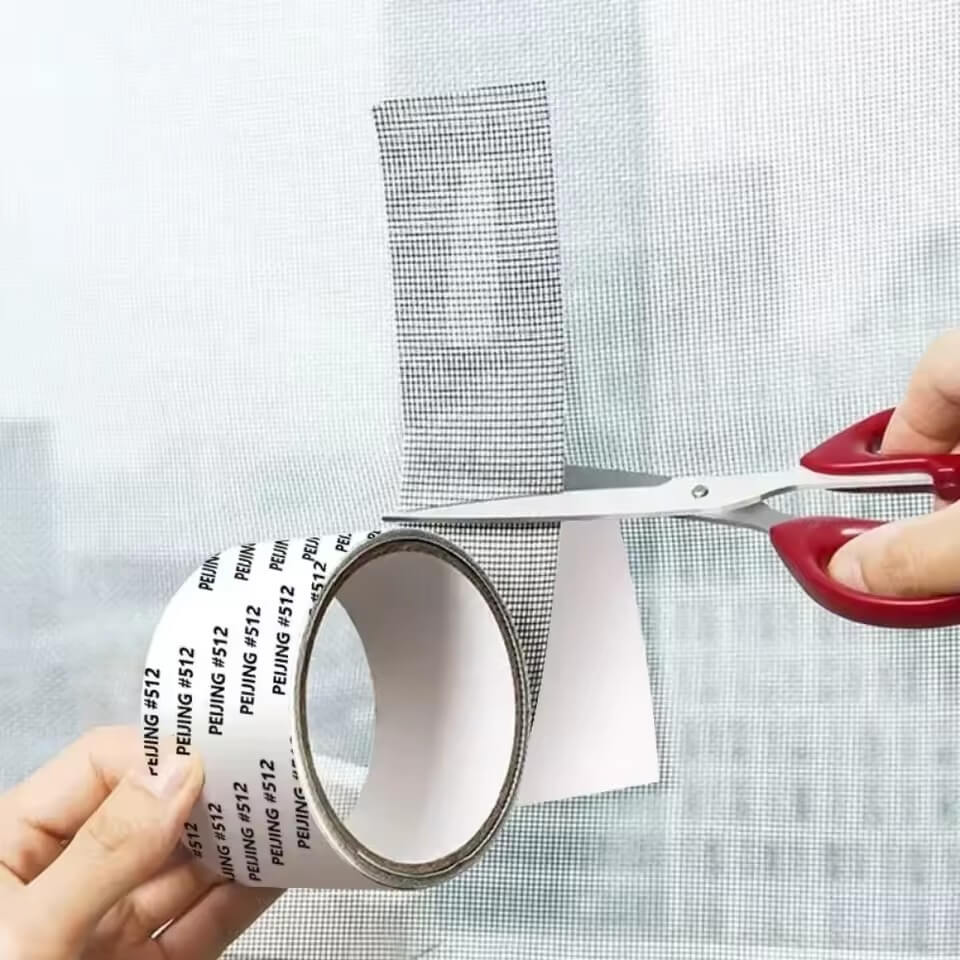 Window Screen Repair Tape, Mesh Repair Patch, Self-Adhesive Screen Fix, Waterproof Window Patch, Mosquito Net Repair, Door Screen Fix Tape, Anti-Insect Mesh Repair, Window Net Sticker, Fly Screen Repair Tape, Screen Door Fix