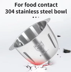 Electric Meat Grinder | Stainless Steel Multifunctional Food Processor with Large Capacity - AABA MALL