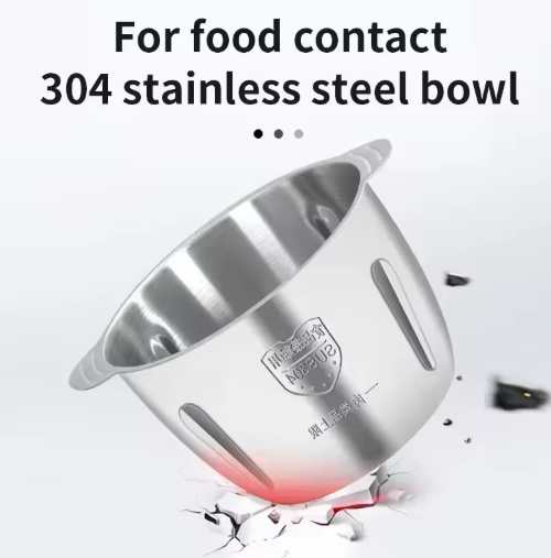 Electric Meat Grinder | Stainless Steel Multifunctional Food Processor with Large Capacity - AABA MALL