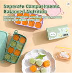 8 Grids Silicone Ice Cube Tray | Food-Grade Baby Ice Pack Mold | Reusable Gelatin & Cocktail Mold for Summer Drinks & Desserts - AABA MALL