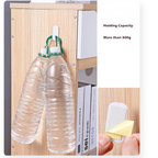 Self Adhesive Remote Control Hook | Wall Mount Key Hanger with Buckle | No Drilling - AABA MALL